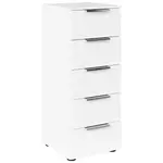 Rauch Möbel KOMODA, bílá, barvy chromu, 40/100/42 cm