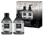 Dárková sada pro poškozené a lámavé vlasy Black Professional Argent Glowing Effect + dárek zdarma