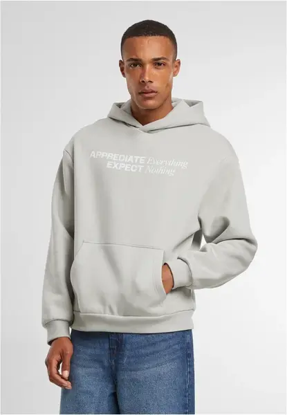 Pánská mikina Appreciate & Respect světle asfaltová