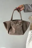 Kožená semišová kabelka Boto béžová