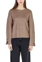 Svetrový top Vila s okrúhlym výstrihom