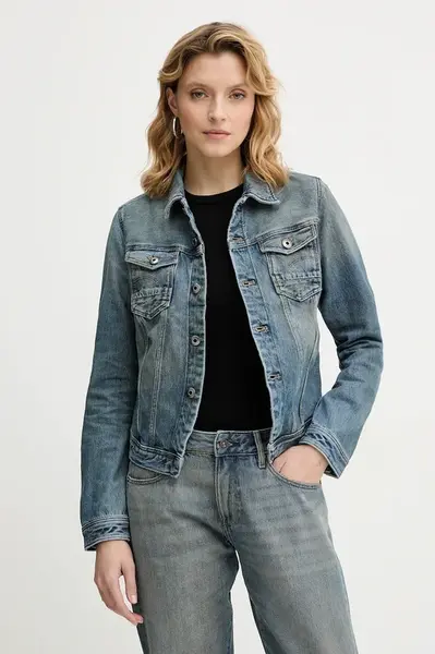 Rifľová bunda G-Star Pitched hem slim