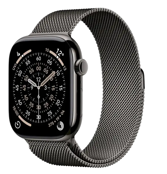 APPLE Watch 11 GPS + Cellular 42mm bridlicovo šedý titán - bridlicovo šedý milánsky ťah