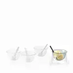 Pohár na zmrzlinu se lžičkou, šedý - Philippi