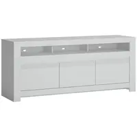 Komoda RTV Novi NVIF01 2D1S biela alpin/pvc biela supermat