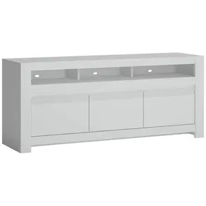 Komoda RTV Novi NVIF01 2D1S biela alpin/pvc biela supermat