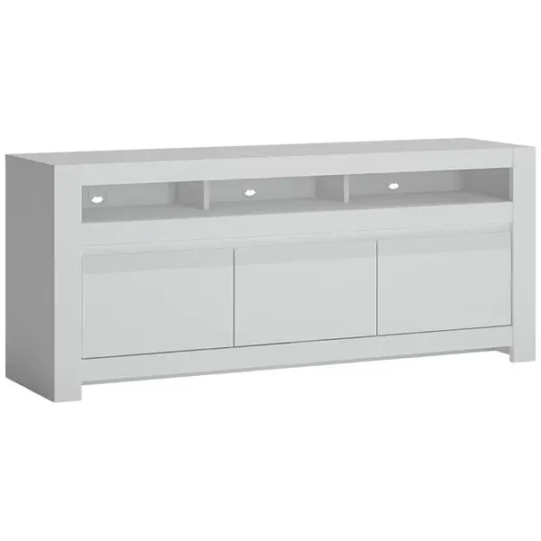 Komoda RTV Novi NVIF01 2D1S biela alpin/pvc biela supermat