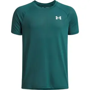 Under Armour TECH 2.0 Chlapecké sportovní triko, tmavě zelená, velikost L