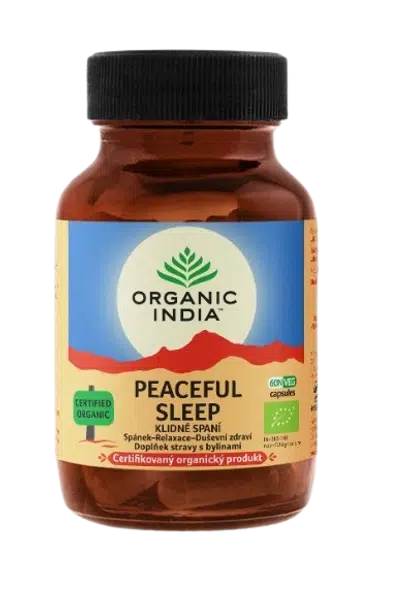 ORGANIC INDIA Peaceful Sleep Bio 60 kapslí