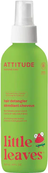 ATTITUDE Little leaves Sprej na rozčesávání vlásků s vůní melounu a kokosu 240 ml