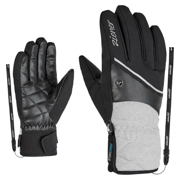 Ziener KAIKA AS® AW LADY 8, light melange Dámské rukavice