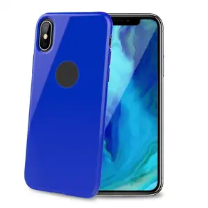 CELLY Gelskin silikonové pouzdro pro Apple iPhone XS Max, blue