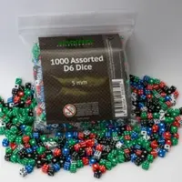 Kostka Blackfire 5 mm D6 - jednobarevná