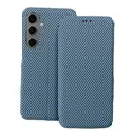 Flipové pouzdro FOLIO Side Magnet pro Samsung Galaxy S24 FE, modrá