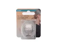 Tenká spirálová gumička Invisibobble Slim Chrome Sweet Chrome - čirá, 3 kusy (IB-SL-HP10003)