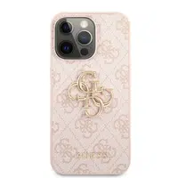 Zadní kryt Guess Big 4G Metal Logo Case pro Apple iPhone 13 Pro Max, růžová