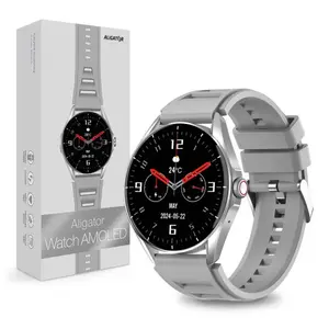 Aligator Watch AMOLED stříbrná
