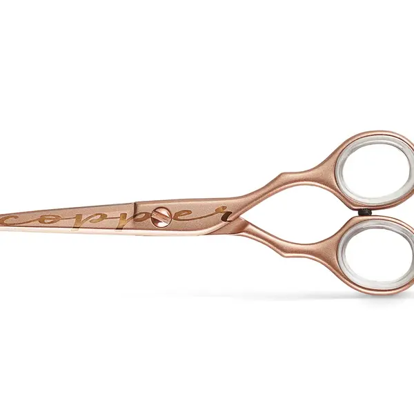 Kadeřnické nůžky Kiepe Luxury Premium Copper - 5,5" - měděné (2453/5.5) + dárek zdarma