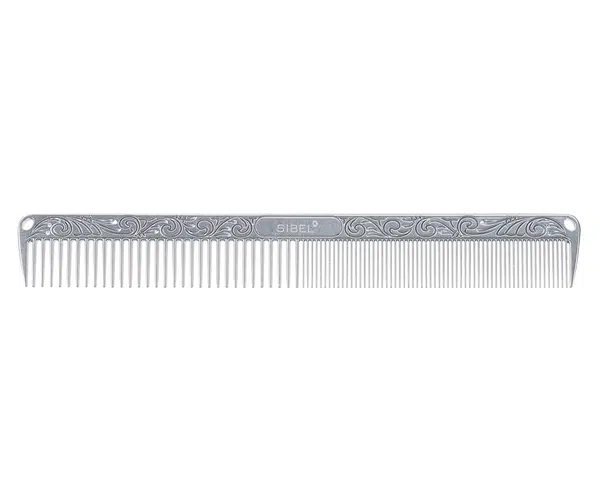 Hliníkový hřeben na stříhání Sibel Alu S - 17,8 cm (8025001) + dárek zdarma