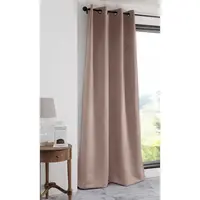 Zatemňovací závěs blackout NOTTE pudrový 135 x 250 cm sada 2 ks