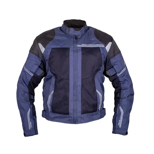 Letní pánská moto bunda BOS Hobart Blue XXL