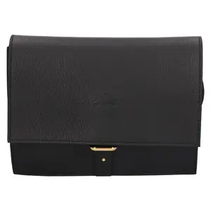 Dámská kožená crosbody kabelka Unidax Lenka - černá