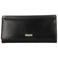 Dámská kožená peněženka Lagen Nathalie - černá