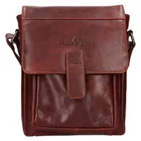 Pánska kožená taška cez rameno Greenwood Nito koňak