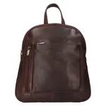 Kožený dámský batoh SendiDesign Karla - hnedá