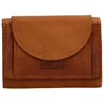 Dámská kožená slim peněženka Lagen Simena - hnědá