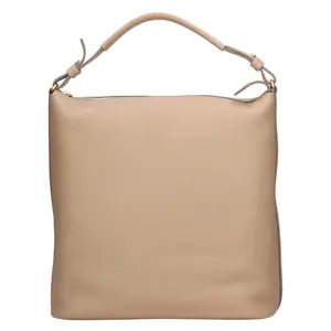 Dámska kožená kabelka Unidax Jitka - béžová