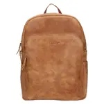 Pánsky kožený business batoh Lagen Albert - koňak