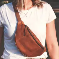 Kožená ľadvinka The Chesterfield Brand Eden - Koňak