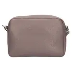 Dámska kožená crossbody kabelka Italia Marika - šedá