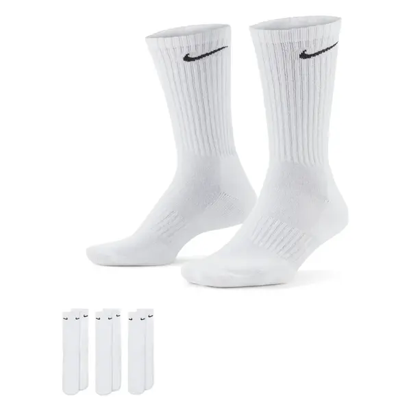 Nike Everyday Cushioned Training Crew Socks (3 Pairs) L