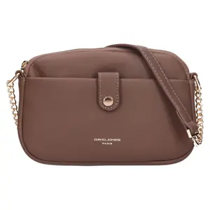 Dámská crossbody kabelka David Jones Diseta - hnědá