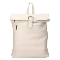 Dámský kožený batoh Italia Babet - krémová