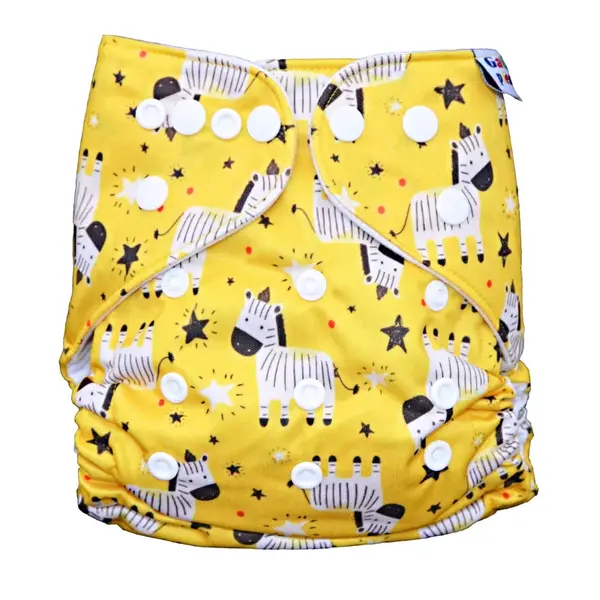 GaGa's pleny Látková plena AIO Žlutá zebra