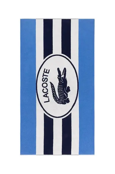 Bavlnený plážový uterák Lacoste L BADGE Marine 90 x 160 cm
