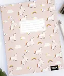 Linkovaný sešit (12 listů) - jednorožci