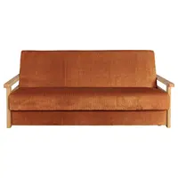 P & B ROZKLÁDACÍ POHOVKA, textil, terracotta