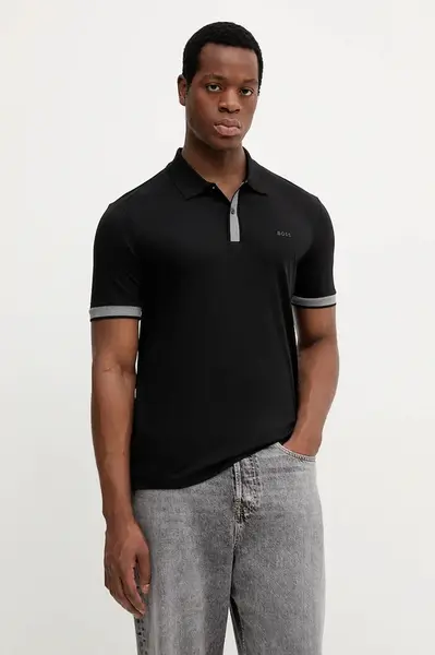 Bavlnené polo tričko BOSS H-Phillipson 200