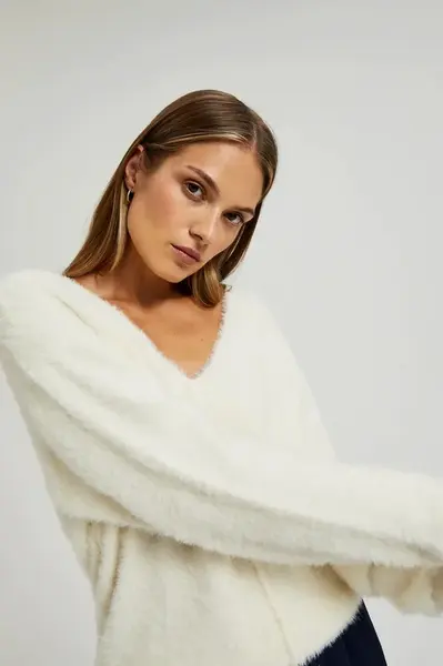 Marisse Women's Sweater Z-Sw-4569 Off White