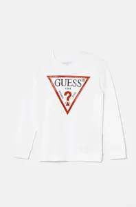 Detská bavlnená mikina Guess