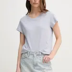 Ľanové tričko Pepe Jeans MEGAN