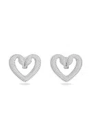 Náušnice Swarovski strieborná farba