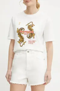 Rifľové krátke nohavice Patrizia Pepe