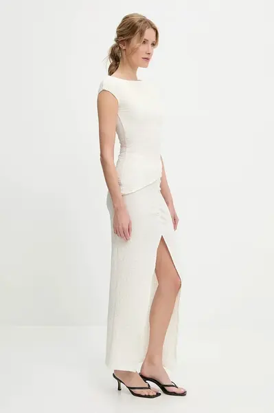 Blúzka a sukňa Answear.LAB béžová farba