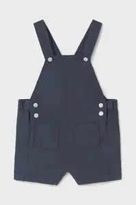 Nohavice na traky pre bábätká s prímesou ľanu Mayoral