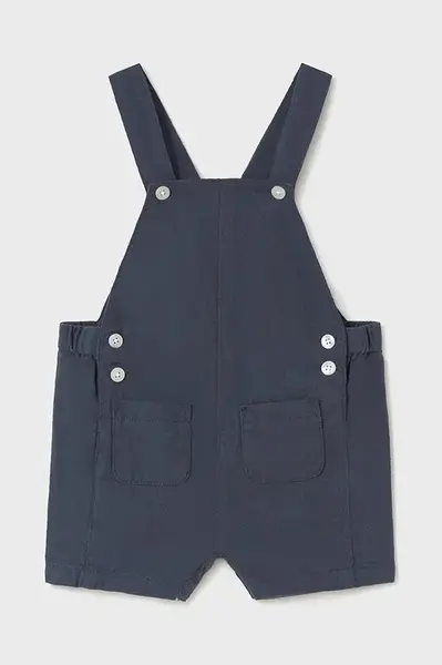 Nohavice na traky pre bábätká s prímesou ľanu Mayoral